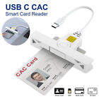 Type C Smart Card Reader DOD Military CAC Common Access-Bank card-ID for Mac OS
