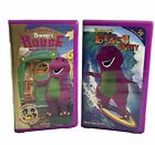 Barney VHS Lot Of 2 Beach Party & Come On Over To Barneys House 90s Preschool