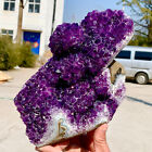 New Listing5.81LB  Natural Amethyst geode quartz clustercrystal specimen Healing