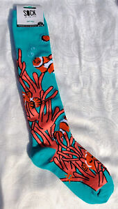 Sock It To Me Knee High Socks~ Friends with Benefish~NEW~Novelty~Clown Fish~Nemo