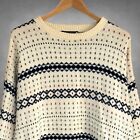 Vintage Northwest Outfitters Sweater Women's XL Abstract Knit USA Made Geometric