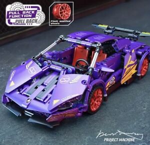 Technology Assembly Supercar Model Early Education 455pcs Building Series Puzzle