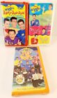 Lot of 3 The Wiggles VHS Tapes - Wiggly World, Top of the Tots, Hoop-Dee-Doo