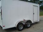 NEW 6x12 6 x 12 V-Nose Enclosed Cargo Trailer w/ Ramp - NEW 2024