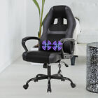 PC Gaming Chair Massage Office Chair Ergonomic Computer Chair PU Leather  Chair