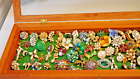 Lot of 85 Pieces Antique Vintage Costume Jewelry - Single Earrings and Brooch