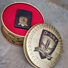 NOS 1994 Vintage Zippo D-Day Normandy 50th Anniversary Cigarette Lighter Tin Box