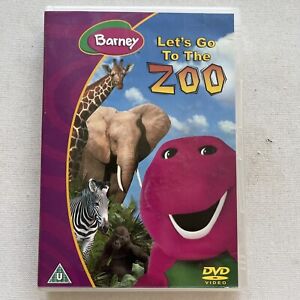 BARNEY LETS GO TO THE ZOO (DVD, 2003) Region 2 🇬🇧 UK RELEASE