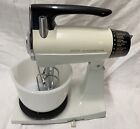 Vintage Sunbeam Mixmaster Model MMA with Beaters, Power Cord, 1 Mixing Bowl