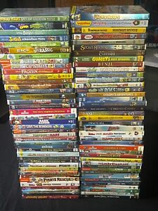 Bulk Lot Of 80 DVD Movies ALL NEW CHILDRENS  LOTS OF RARE!! DISNEY +++