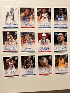 2007 Rittenhouse WNBA Lot of 30 Autographs