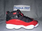 Air Jordan 6 Rings Athletic Shoes ‘Fitness Red’ 323419 060 - Size 5Y