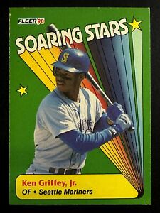 Ken Griffey Jr 1990 Fleer Baseball Soaring Stars Seattle Mariners #6