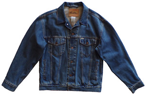 Levi Strauss Signature Blue Denim Jean Jacket Size M - Vintage LL1055
