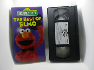 VHS The Best of Elmo Sesame Street ctw *Free Combined Ship* Save $$