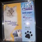Soft Claws Nail Caps for Cats Black- Medium 9-13 lbs. -  New