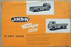 New ListingJENSEN TEMPO 1500 25cwt Truck Commercial Sales Leaflet Aug 1958 #5M+ 8.58C