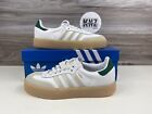 *Adidas Samba Originals Sambae White Green Beige Gum Soccer Shoes (IF7162) RARE