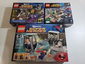 LEGO DC Super Heroes Lot Of 3 Sets 6858, 76044 & 76009 New Sealed Box