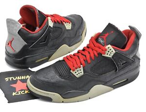 RARE 2005 Nike Air Jordan 4 RA BLACK LASER size 13 unc bred military metallic