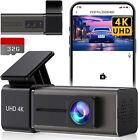 E-YEEGER Dash Cam 4K WiFi Front Dash Camera for Cars,Night Vision,32G Card