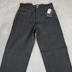 Southpole Jeans Mens 40x34 Baggy Raw Black Hip Hop Skater Vintage NWT