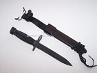 Vintage M7Knife Bayonet Imperial USA + M10 Scabbard Military USMC Tactical NOS