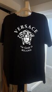 SALE!!!_Versace Logo Unisex Short Sleeve Printed T-Shirt Fan Made Size S-5XL