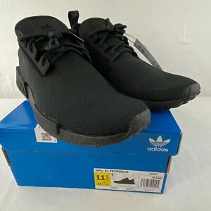 Adidas NMD R1 PrimeBlue GZ9256 Mens 11.5 All Black Athletic Shoe