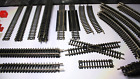 N-SCALE TRACK, 17 CURVE, 14 STRAIGHT, 2 RERALIERS, X-OVER, OTHER MISC. PIECES
