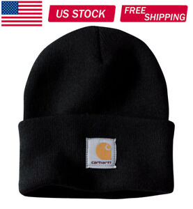 Unisex Carhartt Beanie Watch Hat Acrylic Winter Pull On Closure Knit Cap USA New