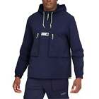 Puma Parquet Quarter Zip Basketball Jacket Mens Blue Casual Athletic Outerwear 5