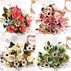 Bouquet Fake Rose Fake Flowers Artificial Plant Small Bunch Home Party Decor