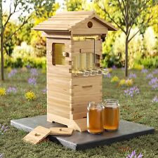 Starter Kit Cedar Bee Box Self-Flowing Honey Design Flow Beehive Bee Hive Boxes