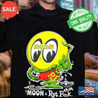 MoonEyes Go! With Moon T-Shirt Rat Fink Eyeball Cotton T-Shirt S-5XL