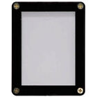 NEW Ultra Pro Black Frame 1 CARD Holder Screwdown Recessed Clear Display 81199