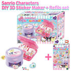 SANRIO Characters Bling DIY 3D Sticker Maker 25 Type +Refils set Kitty My Melody