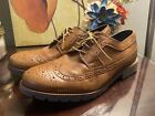Rockport Wingtip Brown Derby Oxford Shoes Adiprene Adidas Insoles Men’s Size 11