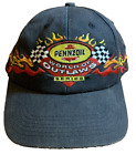 Pennzoil World Of Outlaw Series Black Snapback Baseball Racing Hat Cap