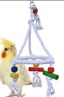1422 Rope Pyramid Swing Perch Bird Toy parrot cages toys parakeet cockatiel pet