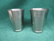 Vollrath Stainless Steel 7oz Cups Lot Of 2 Solution Drinks Bar