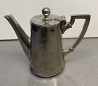 Vintage Small Alpaca  Metal Nickel Silver  Teapot repaired ? Hotel Restaurant