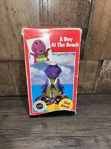 Barney A Day at the Beach (VHS, 1992) RARE Barney Sing Along with Sandy Duncan