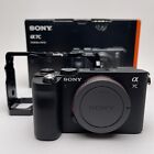 Sony Alpha A7C 24.2MP Mirrorless Full Frame Camera with Cage - Low 1854 Shutter