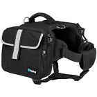 Dog Backpack Harness For Hiking Traveling Camping Training Bag Vest Saddle Bag