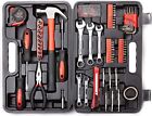 CARTMAN 148 Piece Tool Set General Household Hand Tool Kit RED
