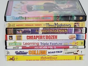 New ListingFamily & Kids DVD Lot - Walt Disney, Sesame Street, Curious George & More!