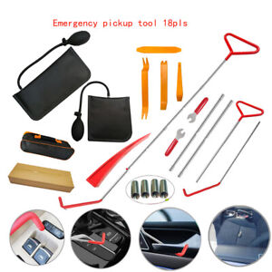 18 PCS Emergency Auto Tool Window Car Door LOCK Safety Universal Kits