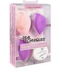 🌹Real Techniques makeup Beauty Blend & Glow set new 3 sponges 1 cleaning solid