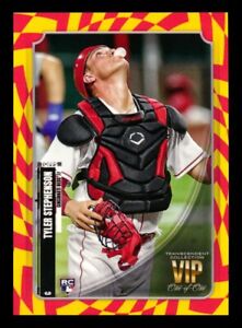 2021 TOPPS TRANSCENDENT VIP TYLER STEPHENSON RC RED YELLOW REDS ROOKIE SSP #1/1!